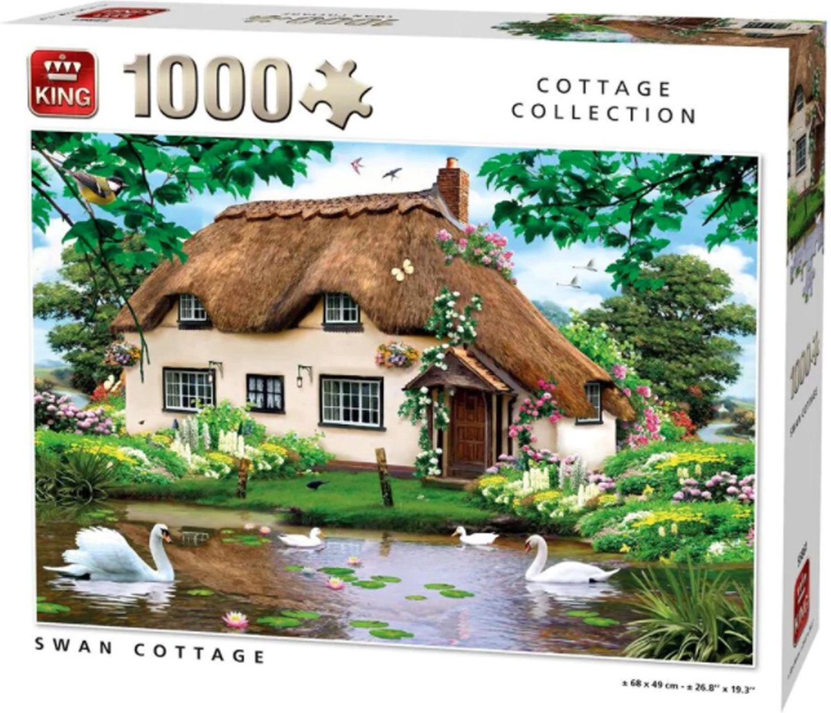 KING COTTAGE COLLECTION SWAN COTTAGE PUZZEL