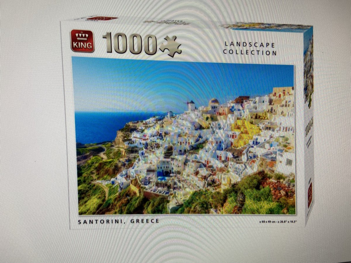 King - Santorini Greece Landscape Collection - 1000 pieces