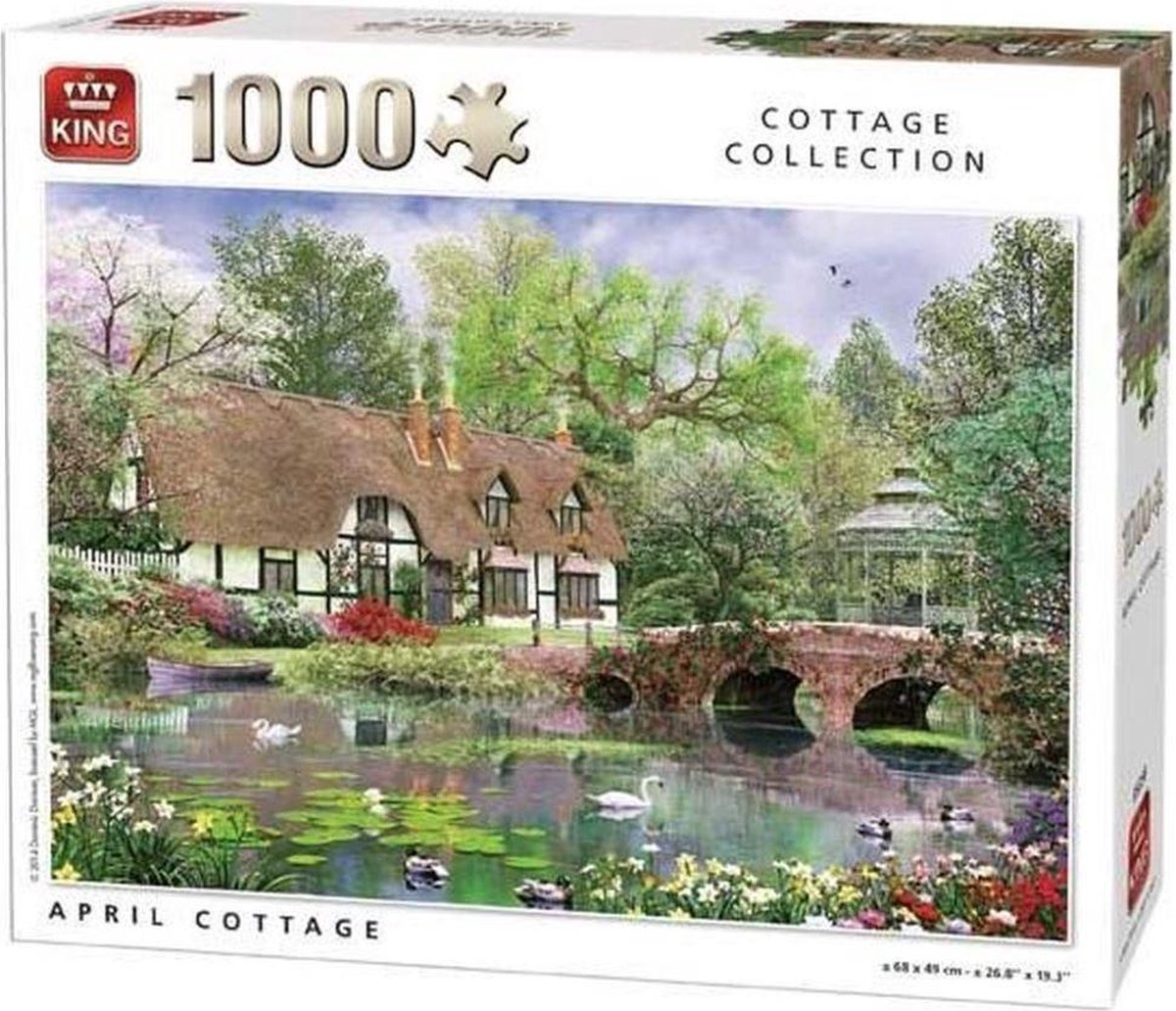 King Cottage Collection April Cottage legpuzzel 1000 Stukjes