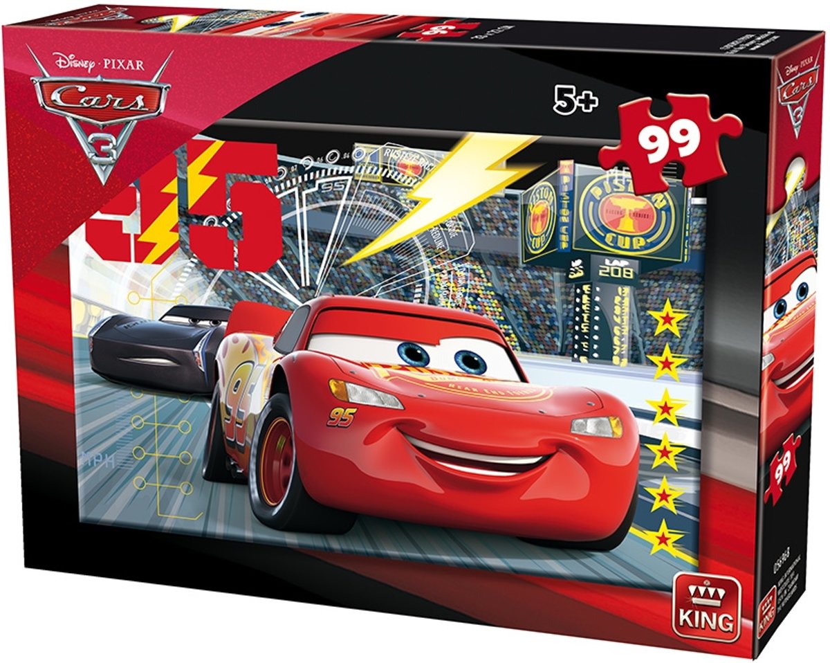 King Disney Assortment Cars 3 2 x 99 stukjes