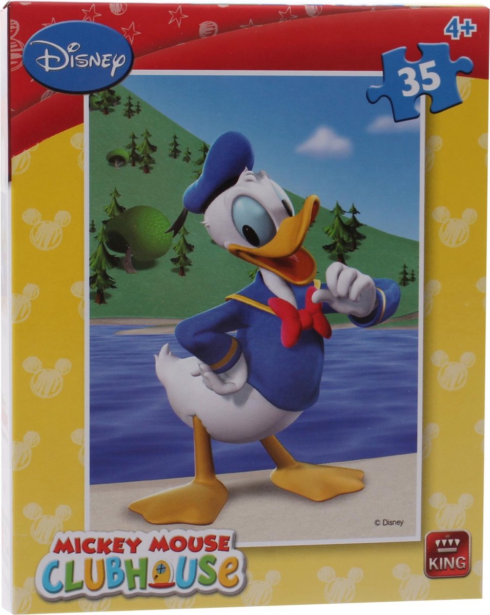 King Legpuzzel Disney Clubhouse: Donald Duck 35 Stukjes