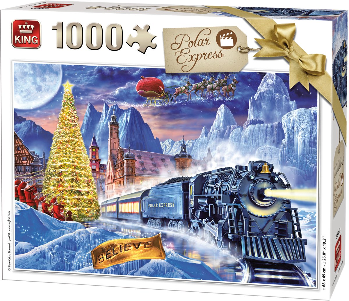 King Puzzel 1000 Stukjes - Polar Express