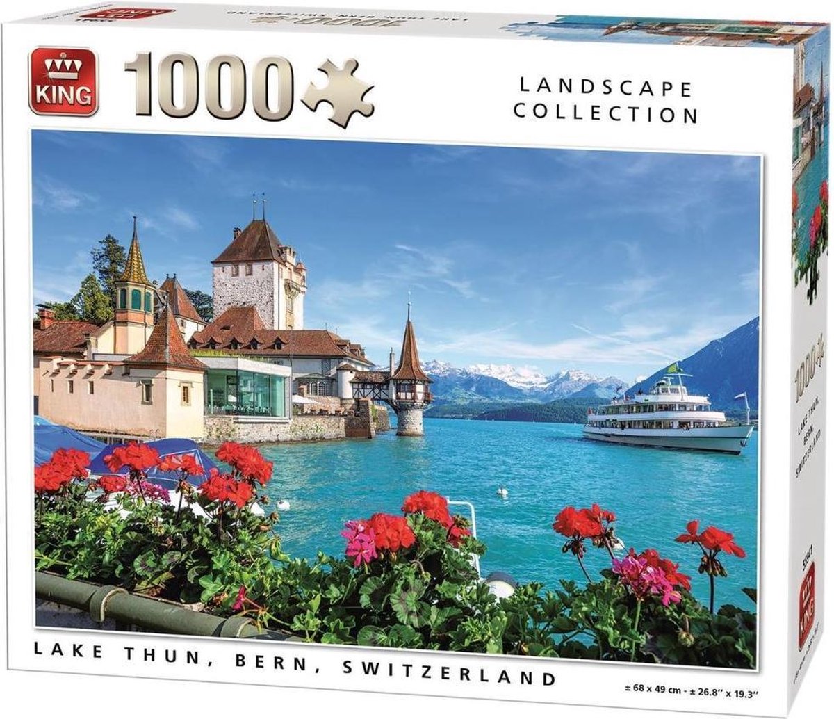 King  landscape colletion   Tunnersee   Zwitserland  legpuzzel 1000 stukjes