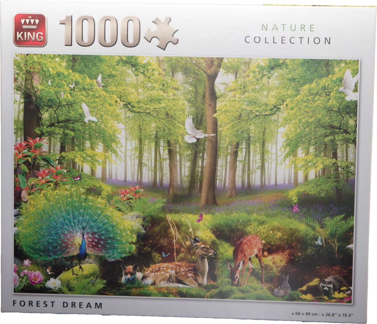 King legpuzzel 1000 stukjes - Nature Collection Forest dream (New Collection) 1000 stukjes