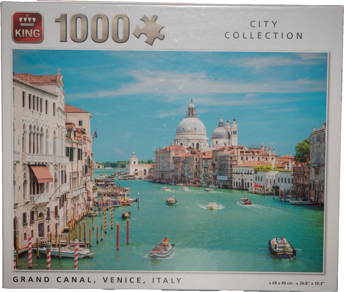 King legpuzzel City Collection Grand Canel  Venice  Itally 1000 stukjes