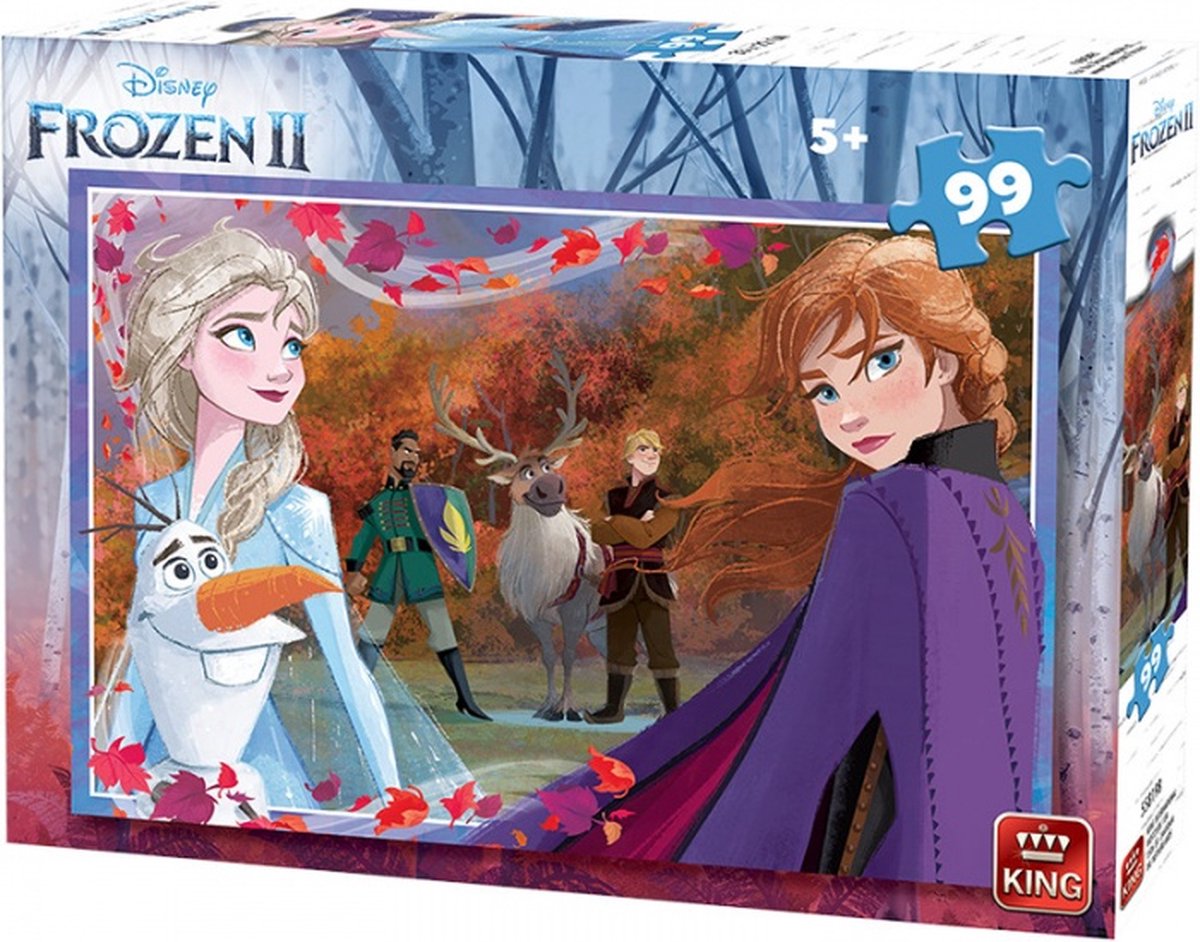 King legpuzzel Disney Frozen II karton 99 stukjes