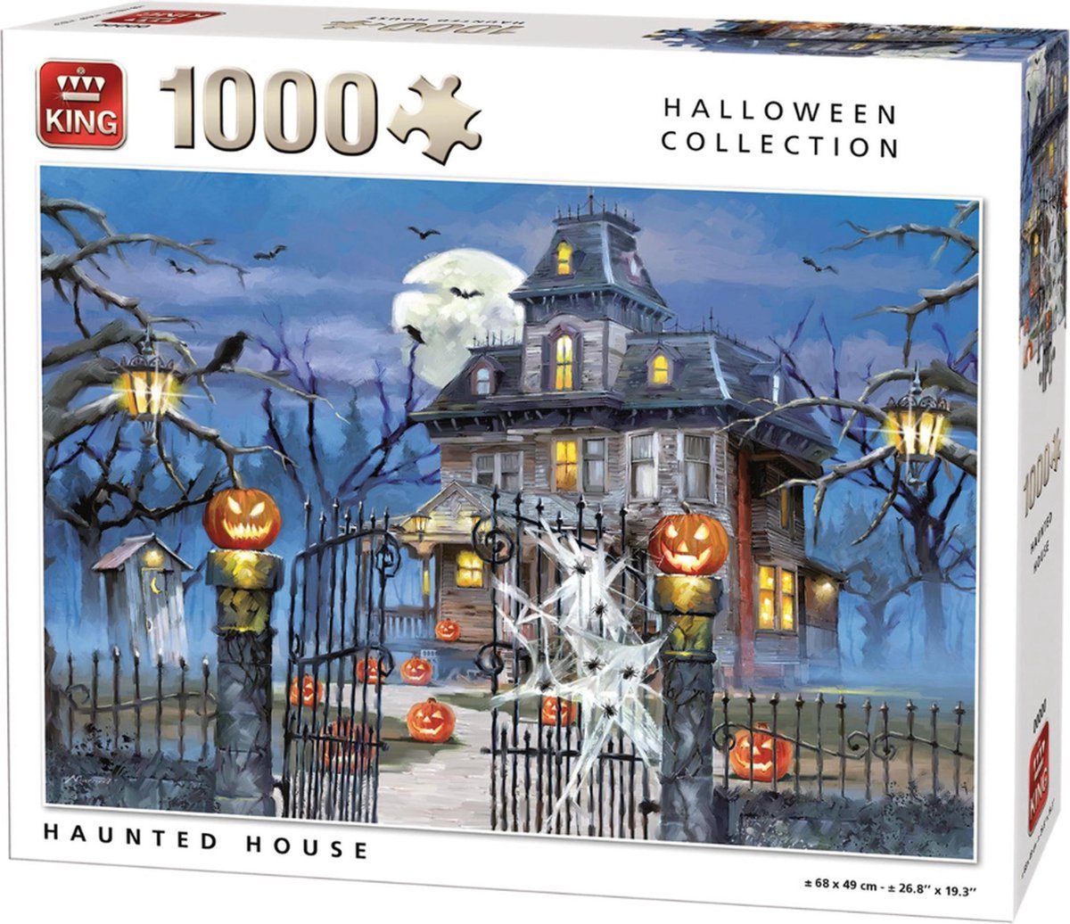 King legpuzzel  Halloween  collection  haunted  house 1000  stukjes