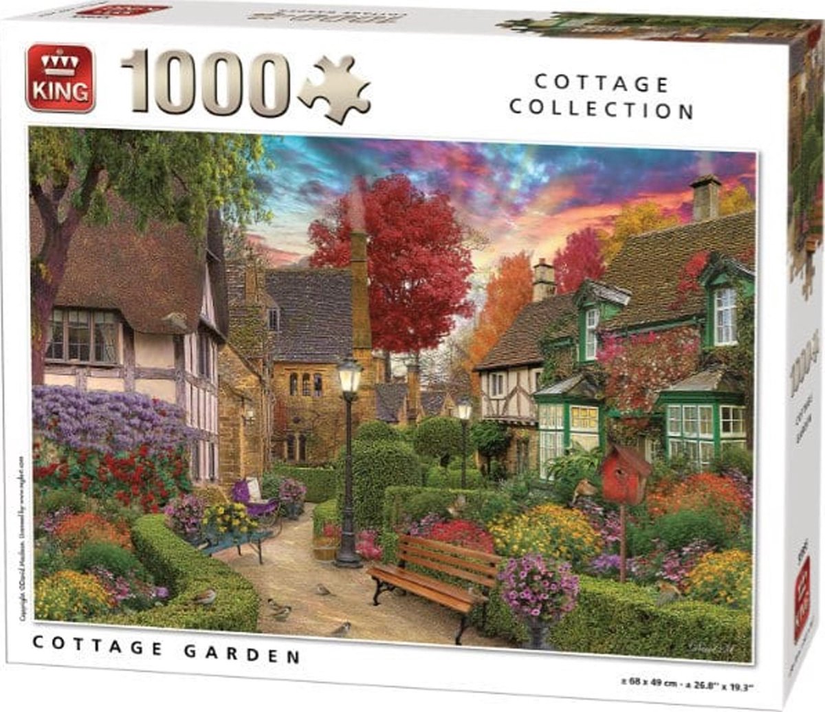 King  legpuzzel cottage collection  -  cottage garden  1000 stukjes