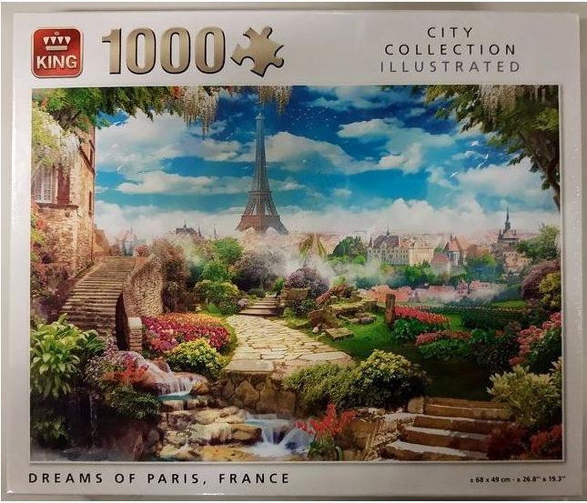 King legpuzzel  dreams of  Paris France  1000 stukjes