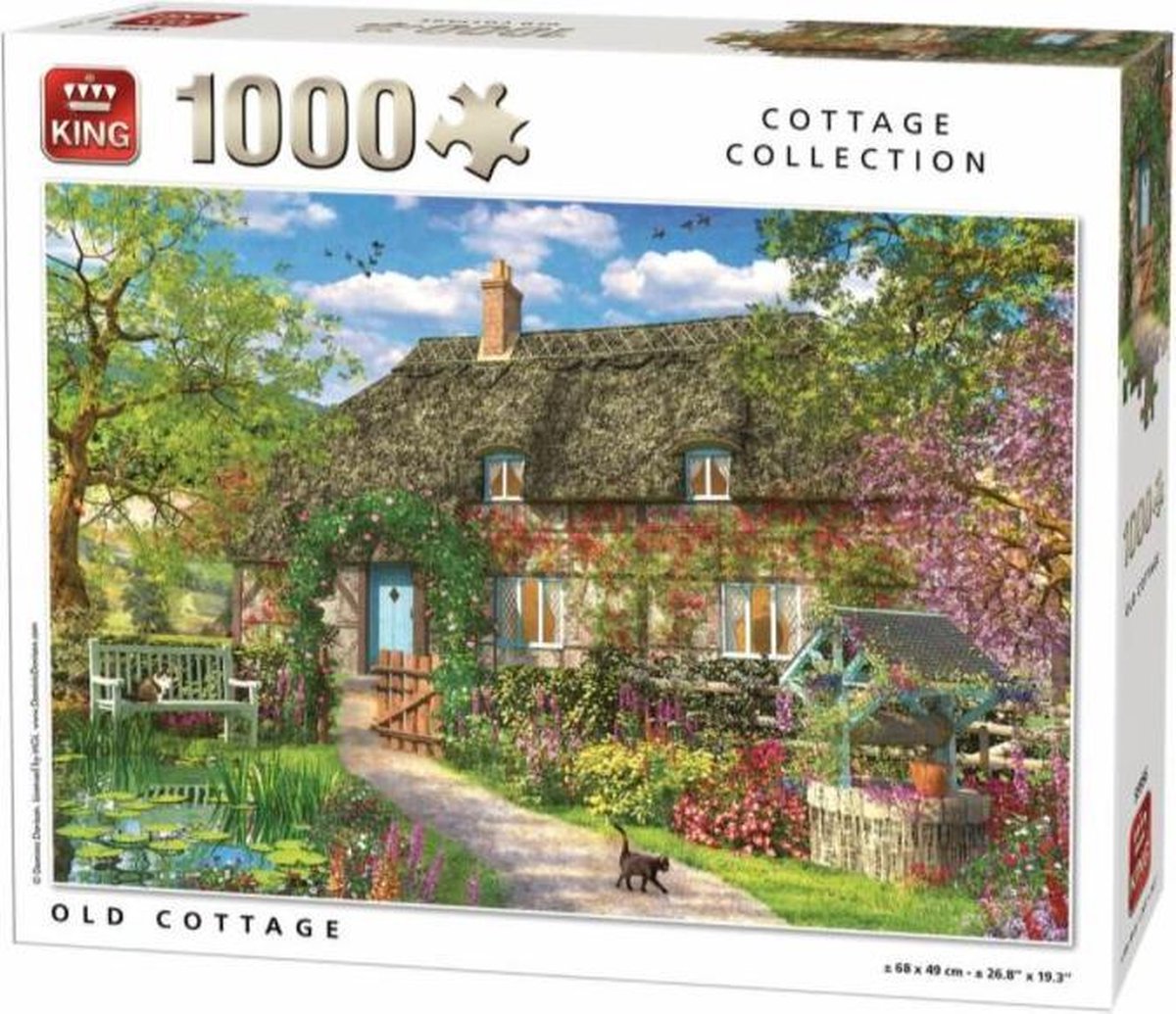 King legpuzzel old cottage 1000 stukjes