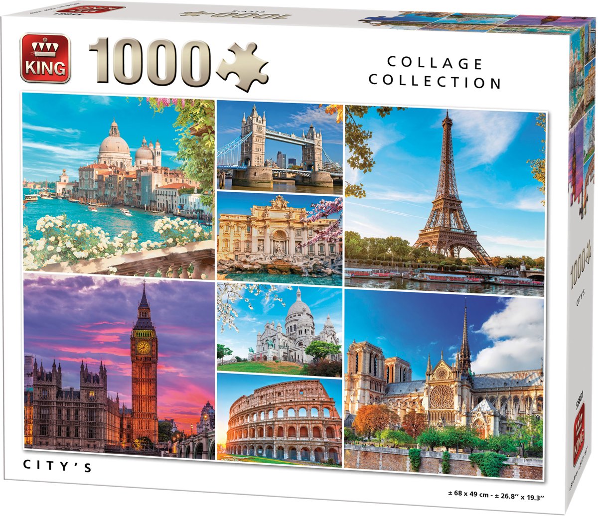 Puzzel 1000 Stukjes CITYS