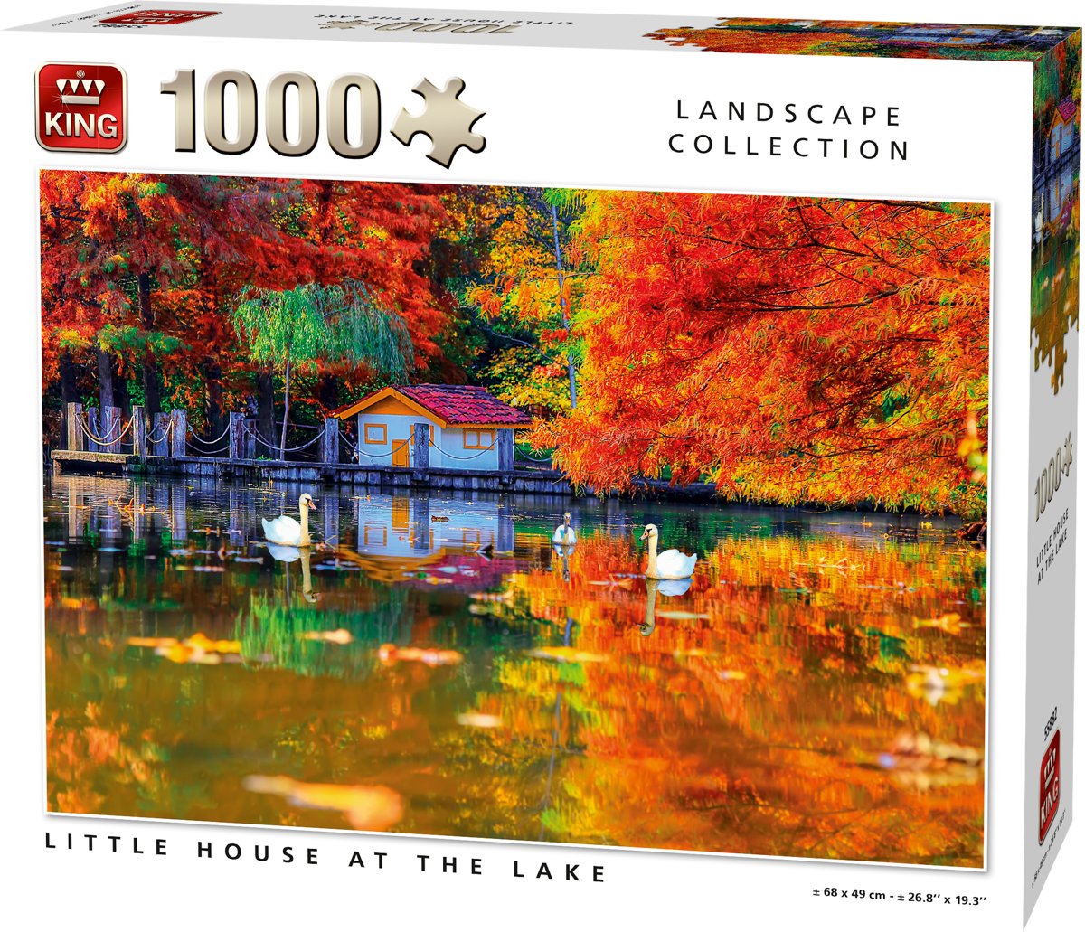 Puzzel 1000 Stukjes LITTLE HOUSE AT THE LAKE