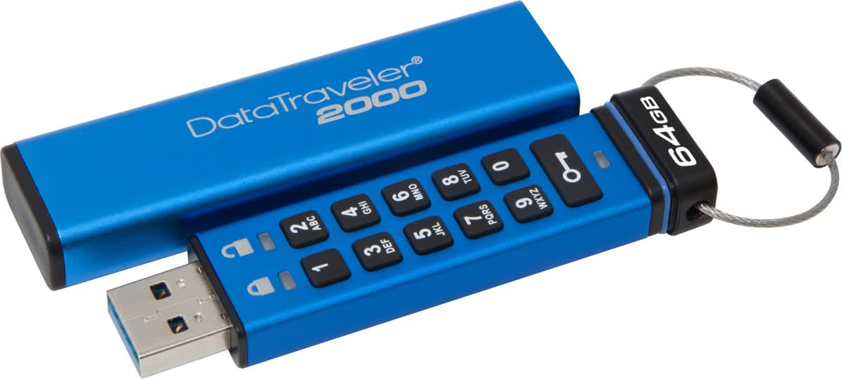 Kingston DataTraveler 2000  - USB-stick - 64 GB