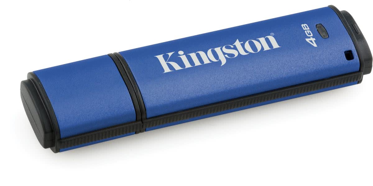 Kingston DataTraveler Vault Privacy 3.0 Anti-Virus - USB-stick - 4 GB