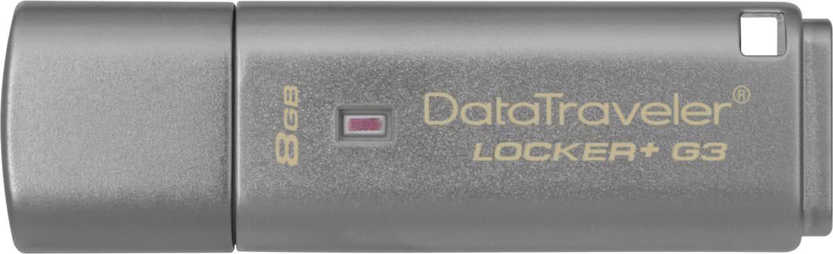 Kingston Locker+ G3 - USB-stick - 8 GB