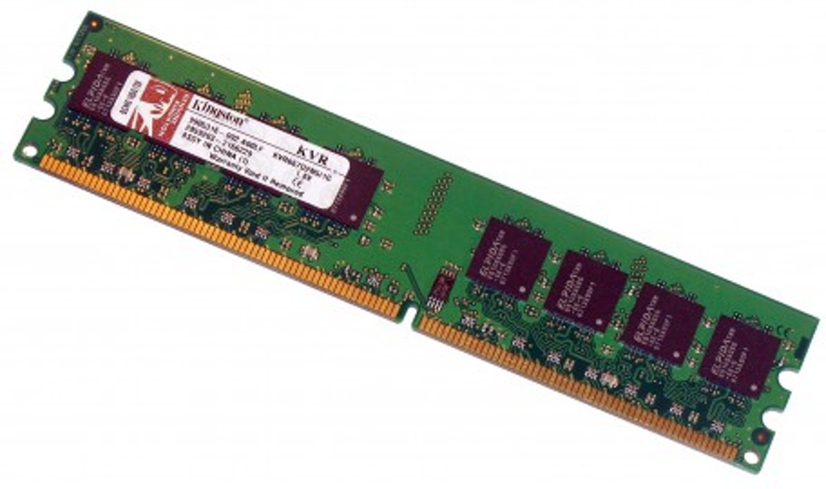 Kingston Technology ValueRAM 512MB DDR2-667 0.5GB DDR2 667MHz geheugenmodule