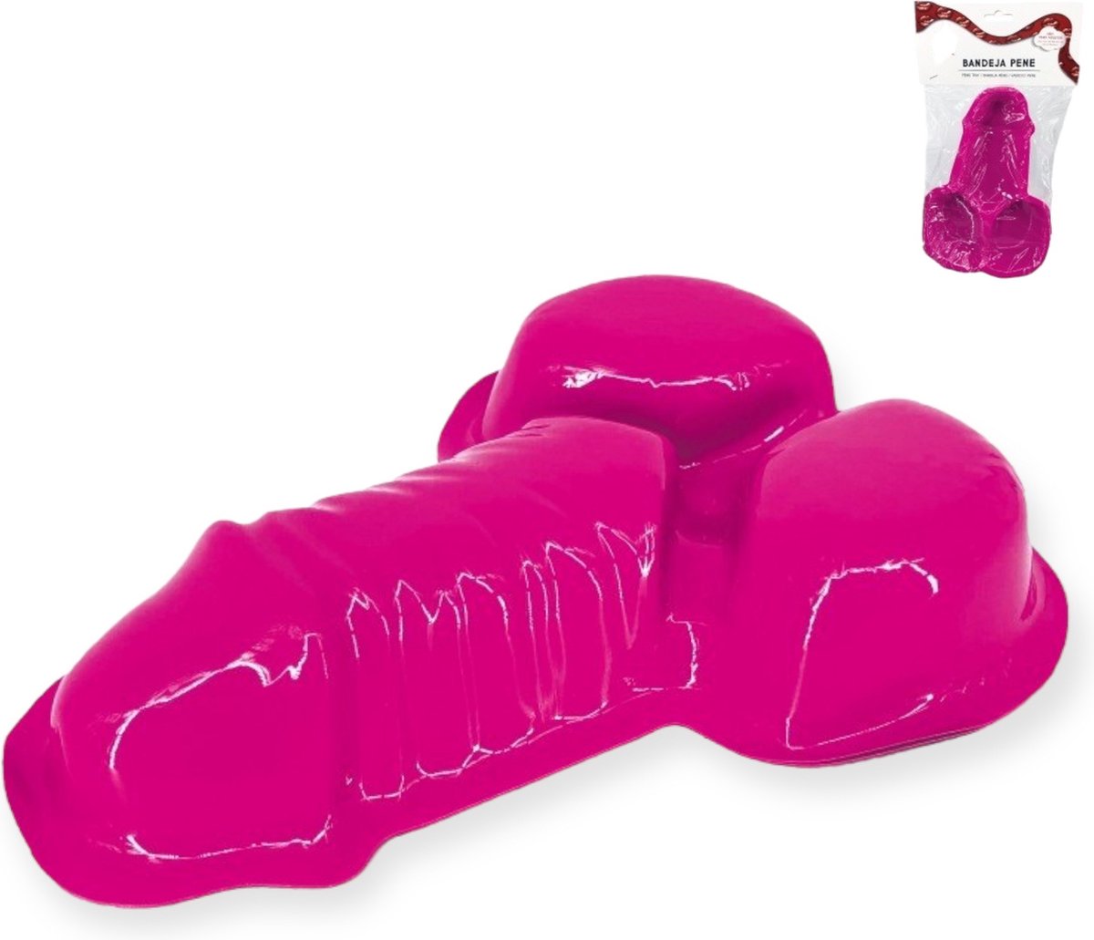 Kinky Pleasure Penis Baking mal Roze 22x15cm