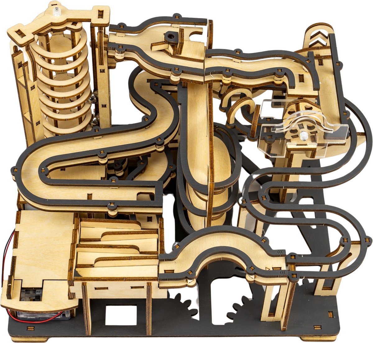 Bouwpakket   Racing Trip op batterij- hout