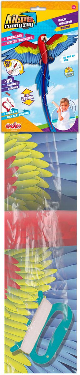   - Pop-up 3D Vlieger Papegaai