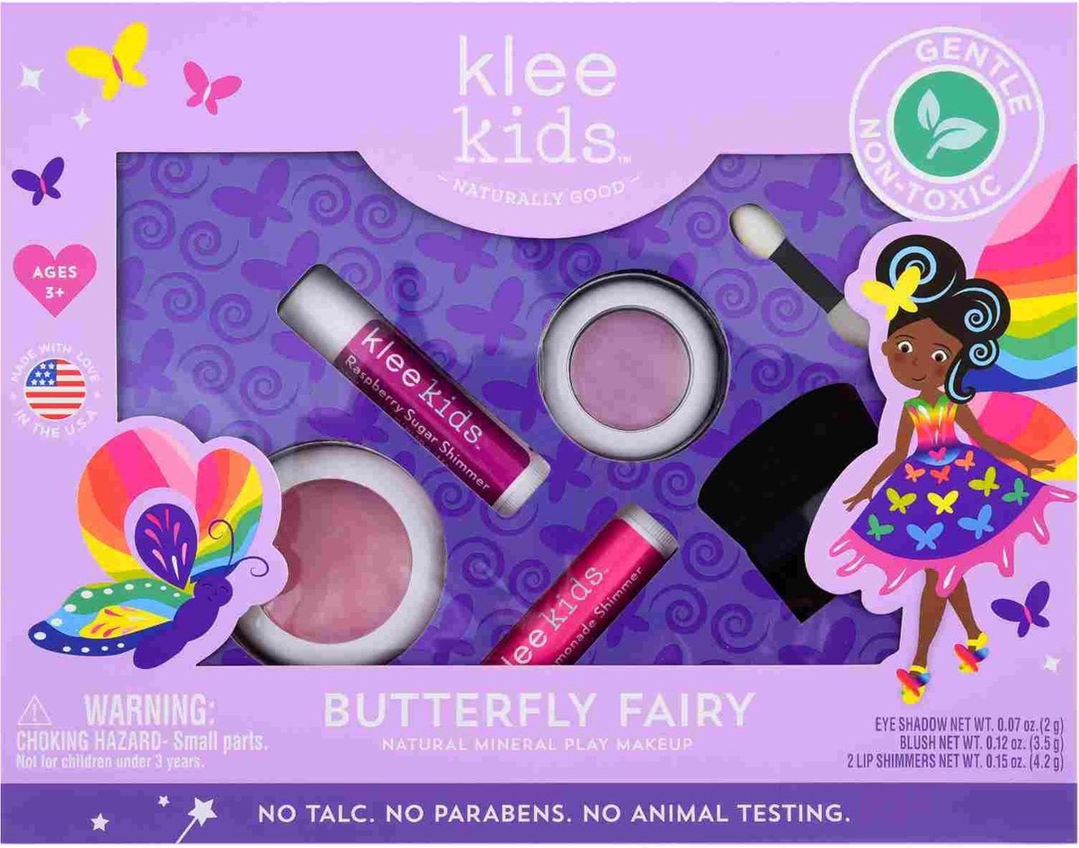 Butterfly Fairy - 100% natuurlijke kinder speel make up set