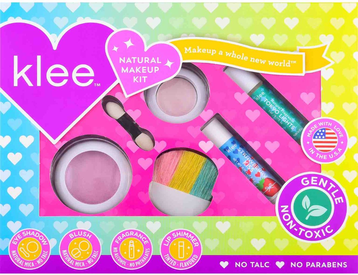 Sweet On You - 100% natuurlijke Speel Make Up Set - Roze