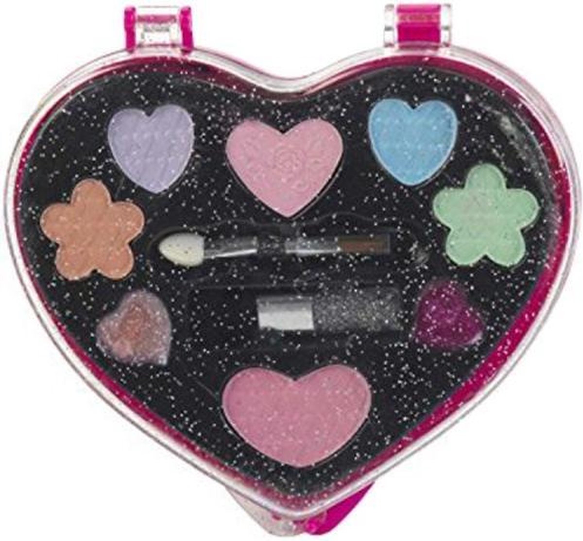 Princess Coralie make-up hartje groot 3-delig roze