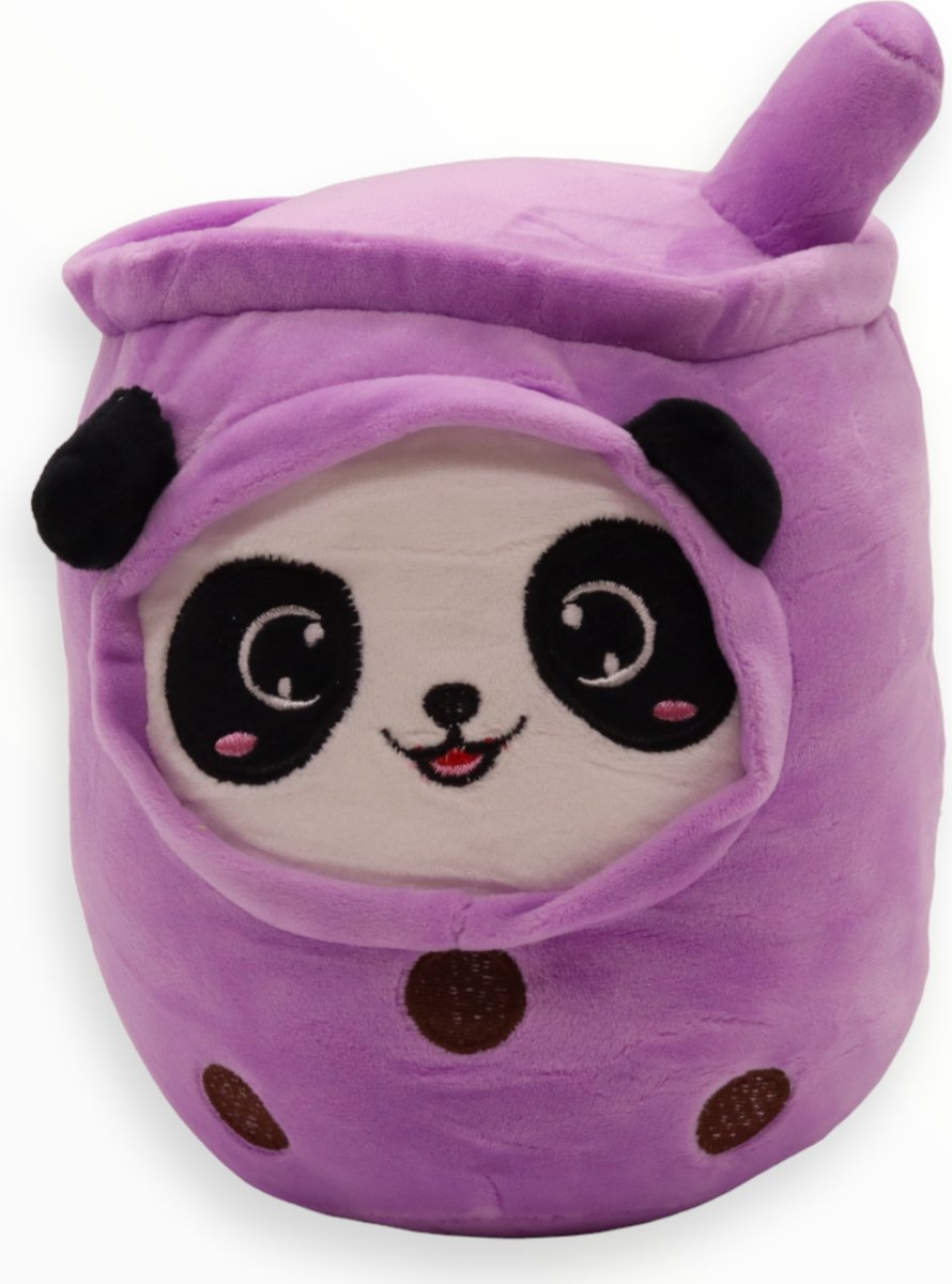 Kawaii Kussen Bubble Tea Knuffel Purple