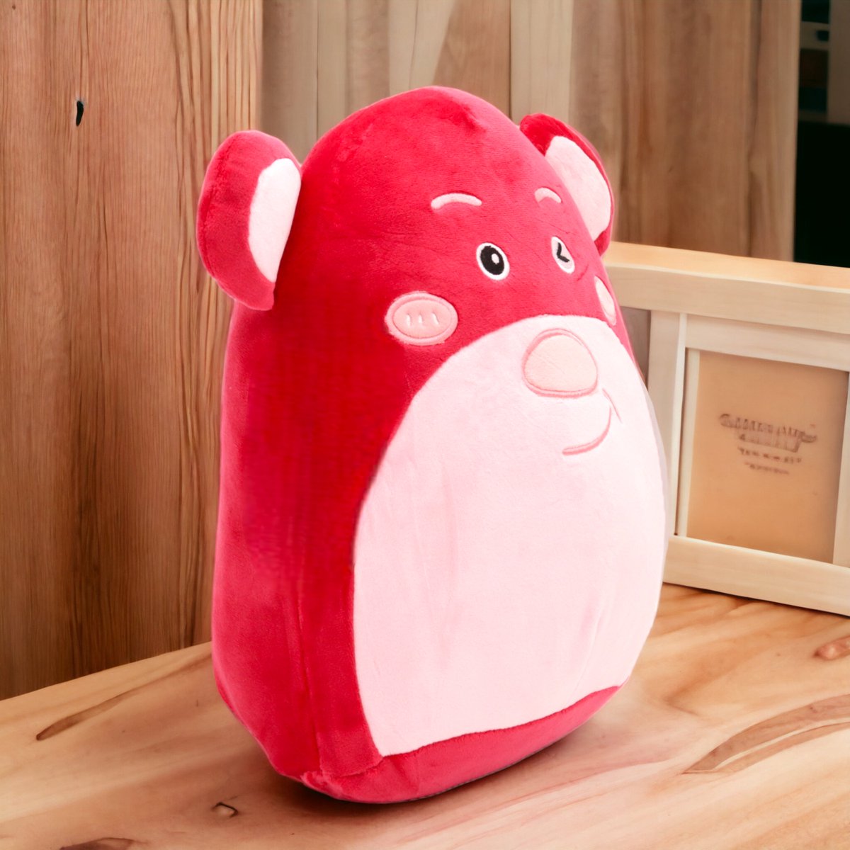 Klikkopers® - Kawaii knuffel - Squish Knuffel - 30CM - Roze Monster Knuffel - Kawaii Kussen