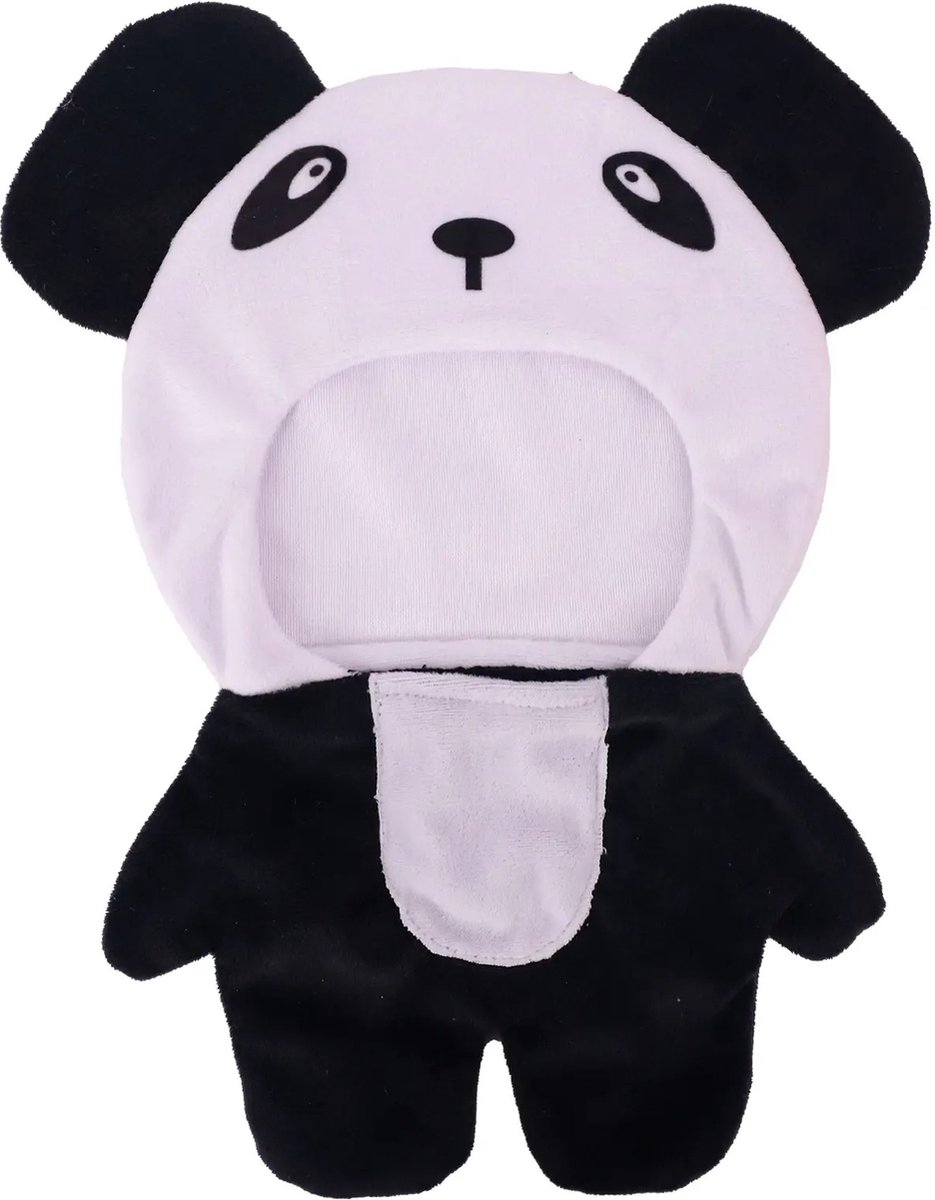 Klikkopers® - Panda Kostuum - Paper Duck Kleding - Paper Duck Kleertjes - 30 cm - Lalafanfan Kleding - Lalafanfan Kleertjes - Paper Duck - Paperduck