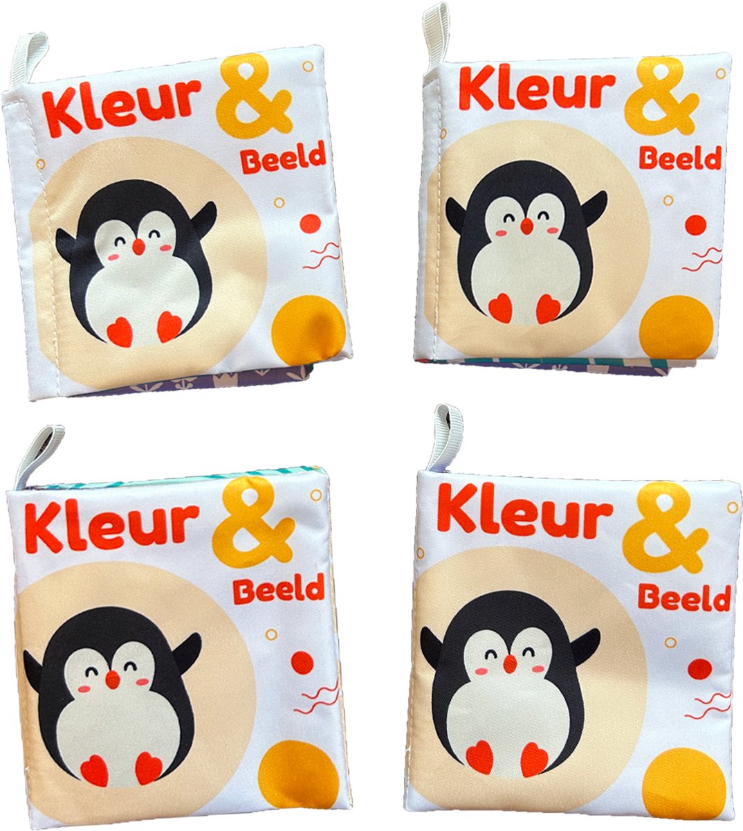 Uitdeelboekjes Baby - 4   - Dieren in kleur & beeld - Uitdeelcadeautjes - Trakteer cadeautjes voor 0-1 jaar