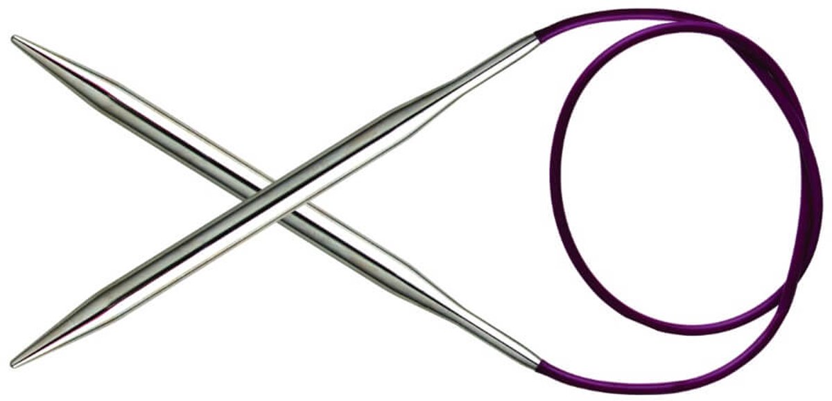 KnitPro Nova Metalen rondbreinaalden 100cm 10.00mm - 3st