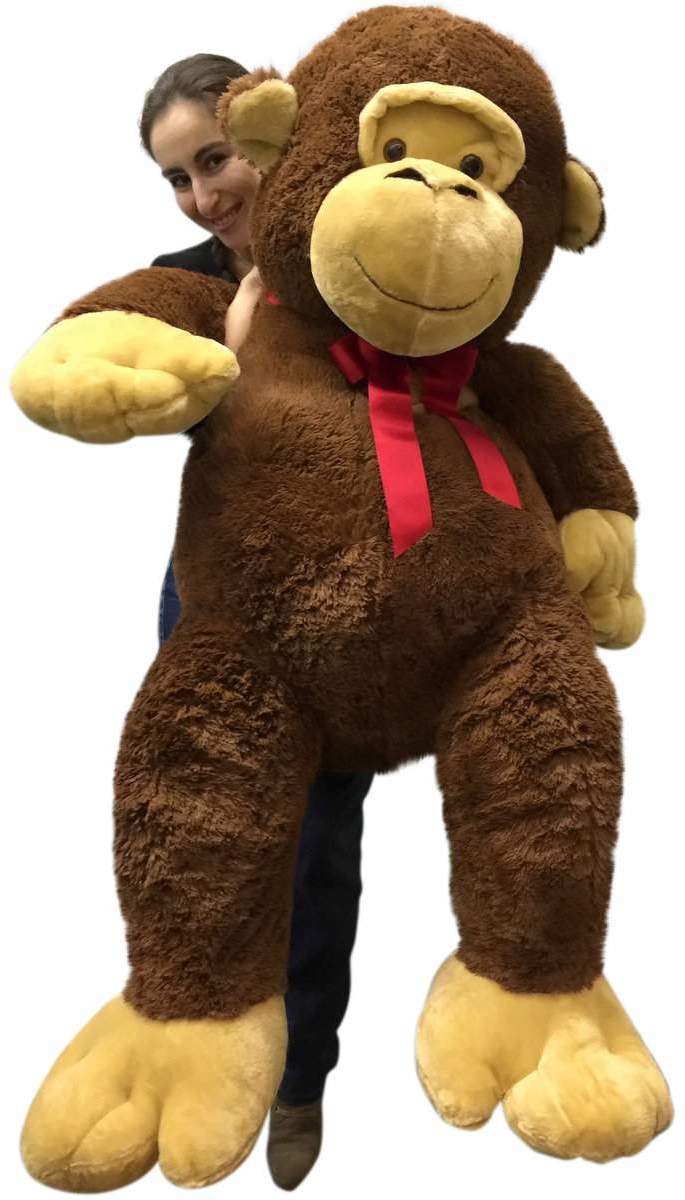 Grote knuffel aap 140 cm