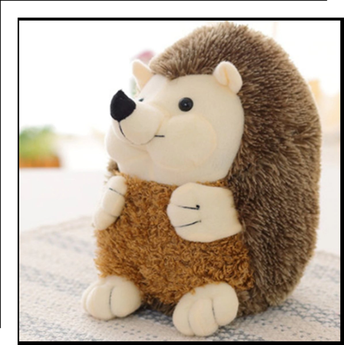 Knuffies Pluche Knuffel - Egel - 22cm