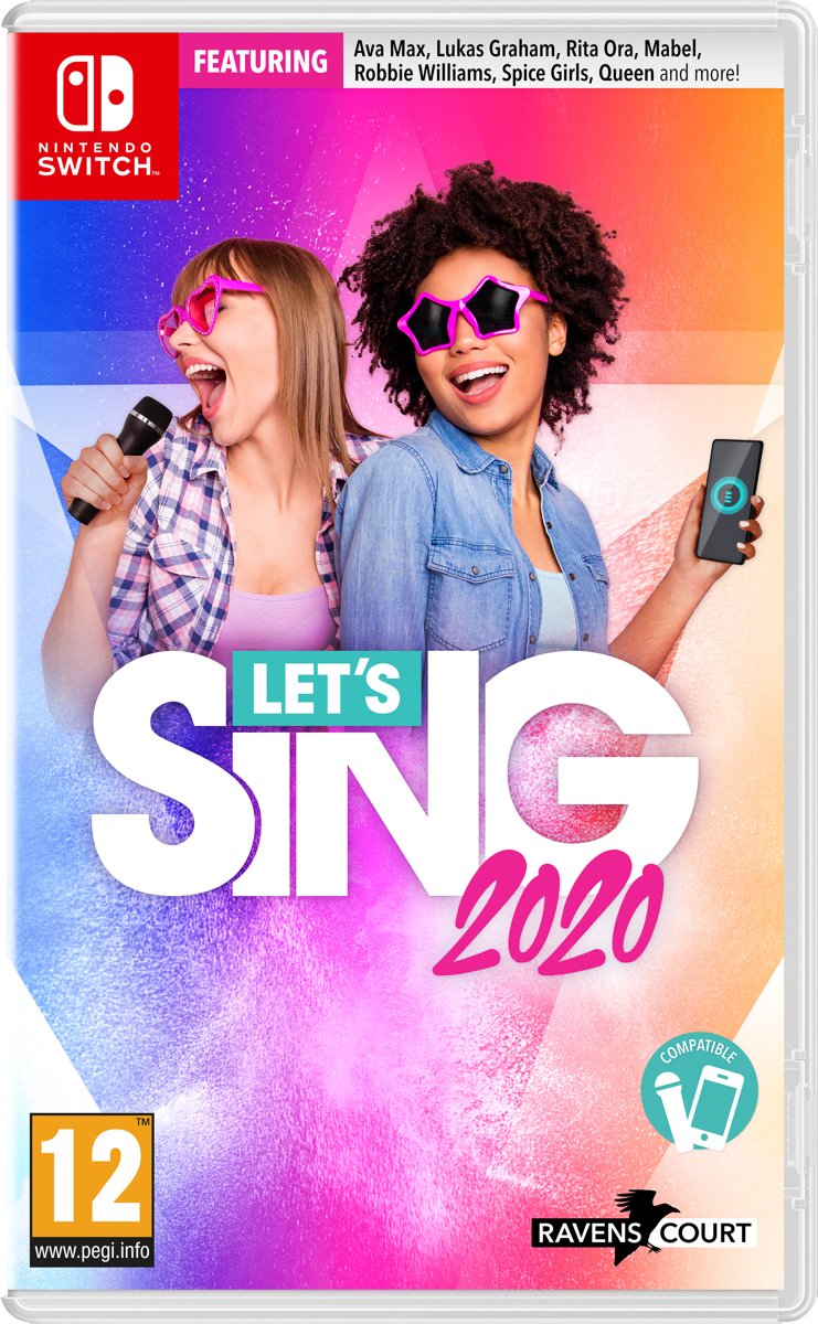 Lets Sing 2020 + 1 Microphone International (30 International Hits) - Nintendo Switch