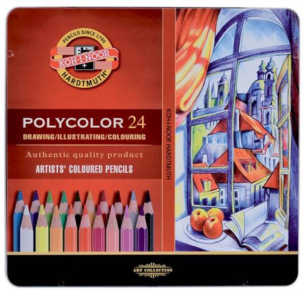 POLYCOLOR Kleurpotlood 3824 24 potloden