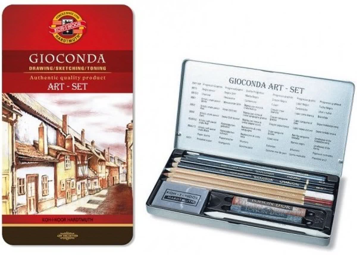 Koh-I-Noor Artset Gioconda 8890, 10 dlg. in blik