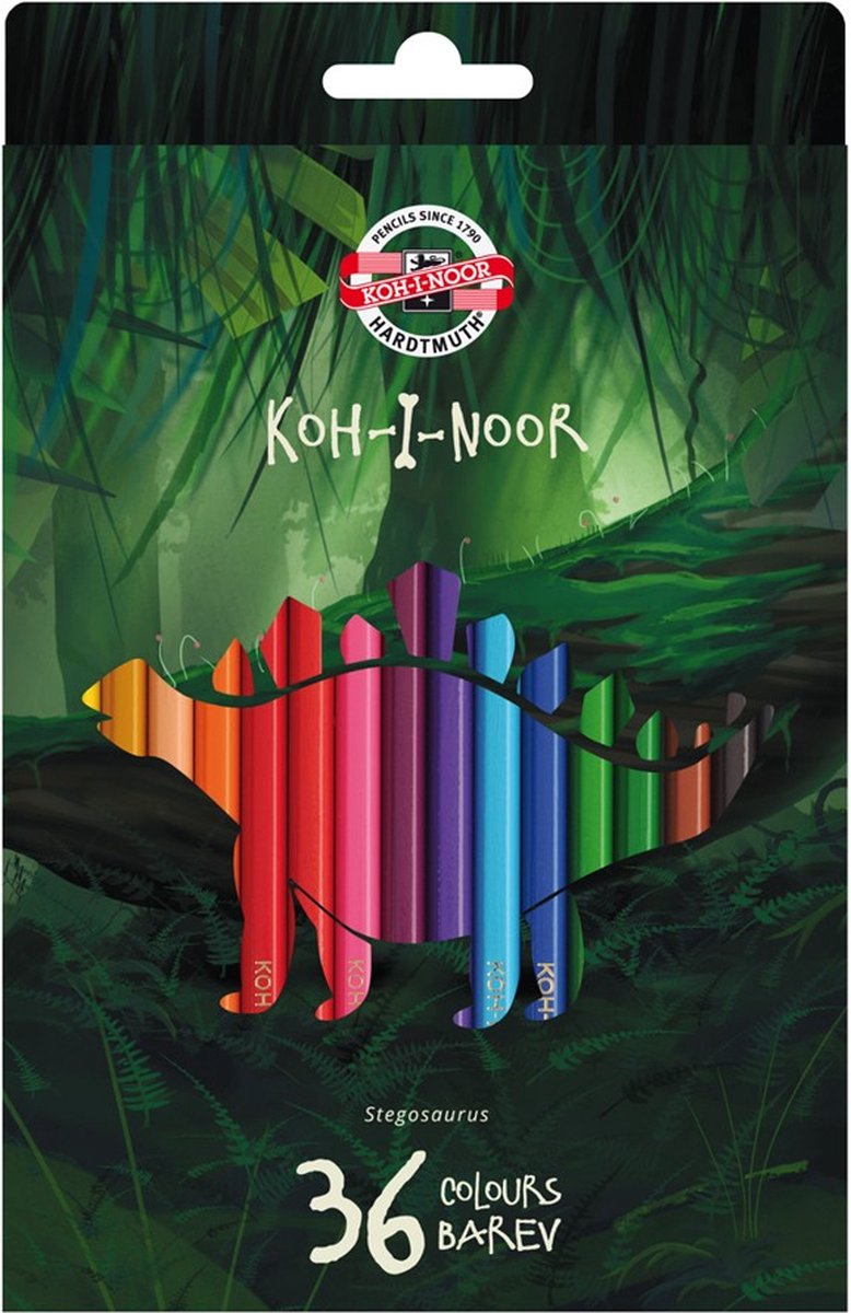 Koh-i-noor Set schoolkleurpotloden 36 stuks