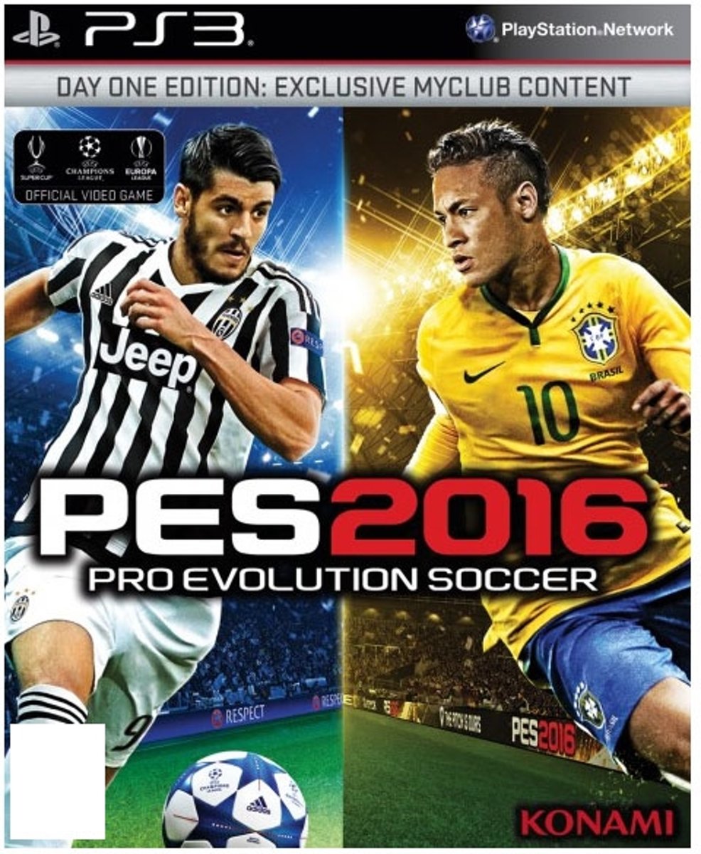 Konami Pro Evolution Soccer 2016, PS3 PlayStation 3 video-game