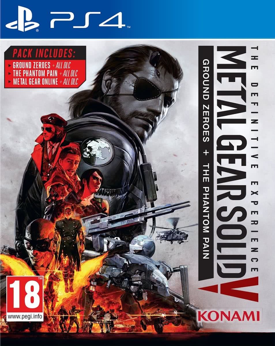 Metal Gear Solid V: The Definitive Edition (The Phantom Pain + Ground Zeroes + DLC) - Ps4