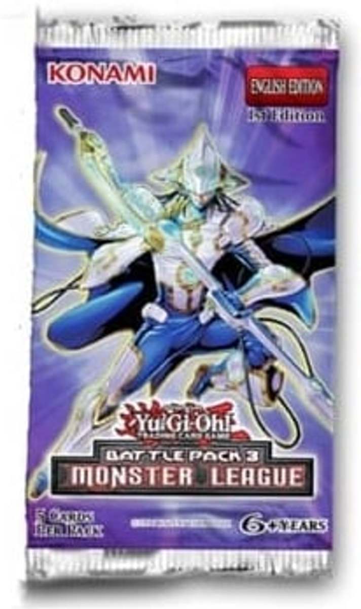 Yu-Gi-Oh! 3 Booster Pakjes Battle Pack 3 Monster League