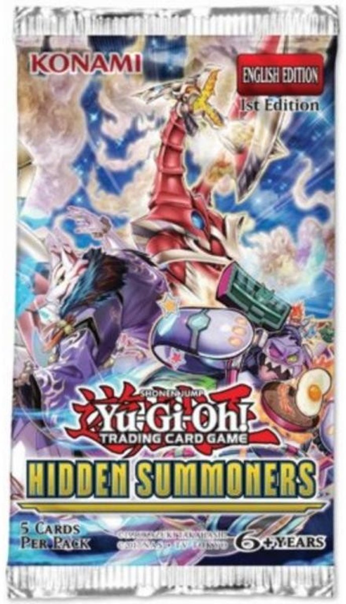 Yu-Gi-Oh! 3 Booster Pakjes Hidden Summoners