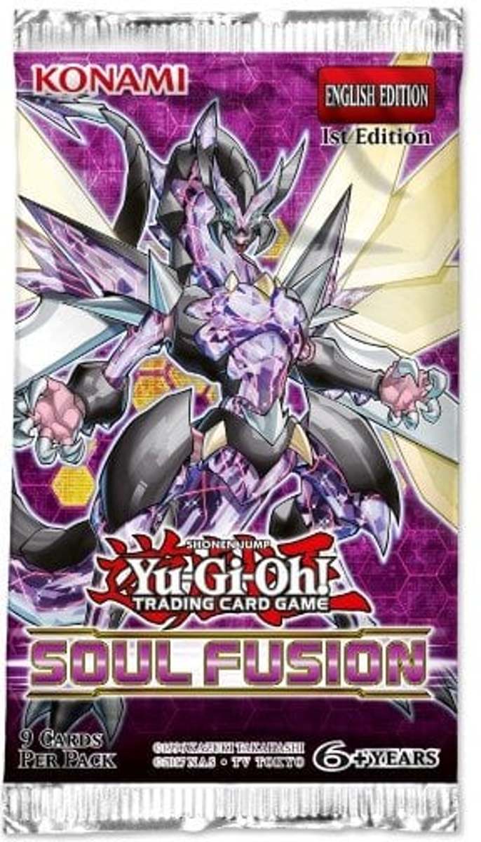 Yu-Gi-Oh! 3 Booster Pakjes Soul Fusion