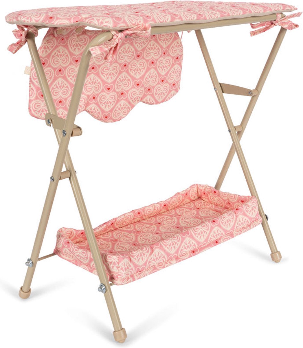 Konges Sløjd Doll Changing Table - Verzorgingstafel voor pop - Lacy Pink