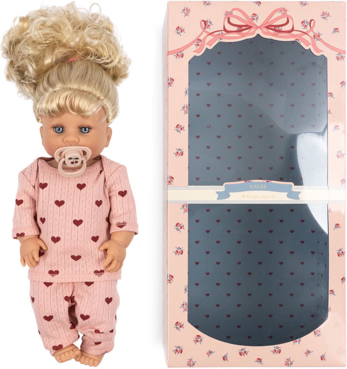 Konges Sløjd Pop - Sally The Doll - Met speen en pyjamaset