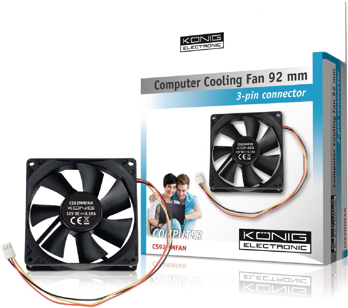 Cooling fan 92 mm