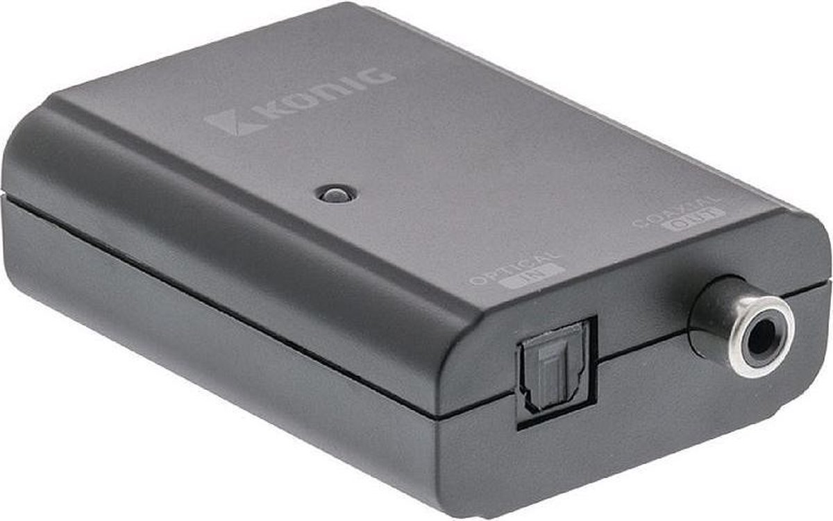 Konig Toslink optisch naar Coaxiaal S/P DIF converter