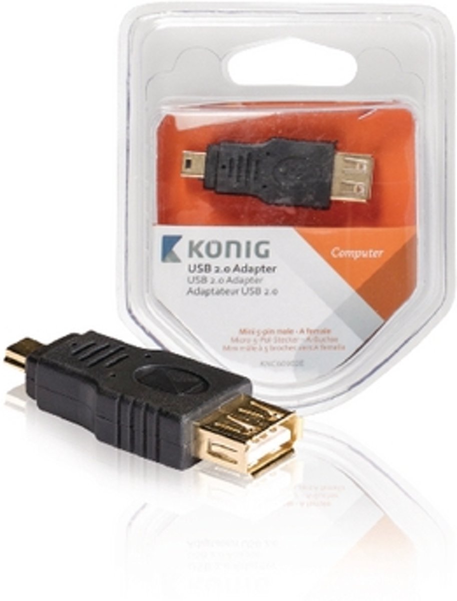 König USB Mini - USB A M/F