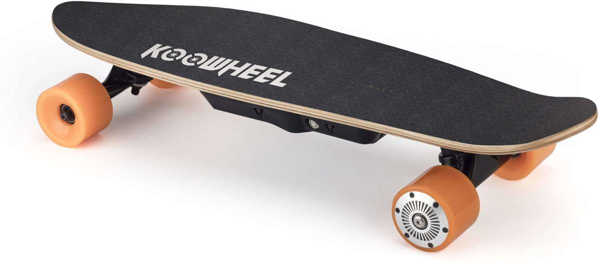 Koowheel D3 Mini Elektrisch Skateboard met handige draaggreep en afstandsbediening