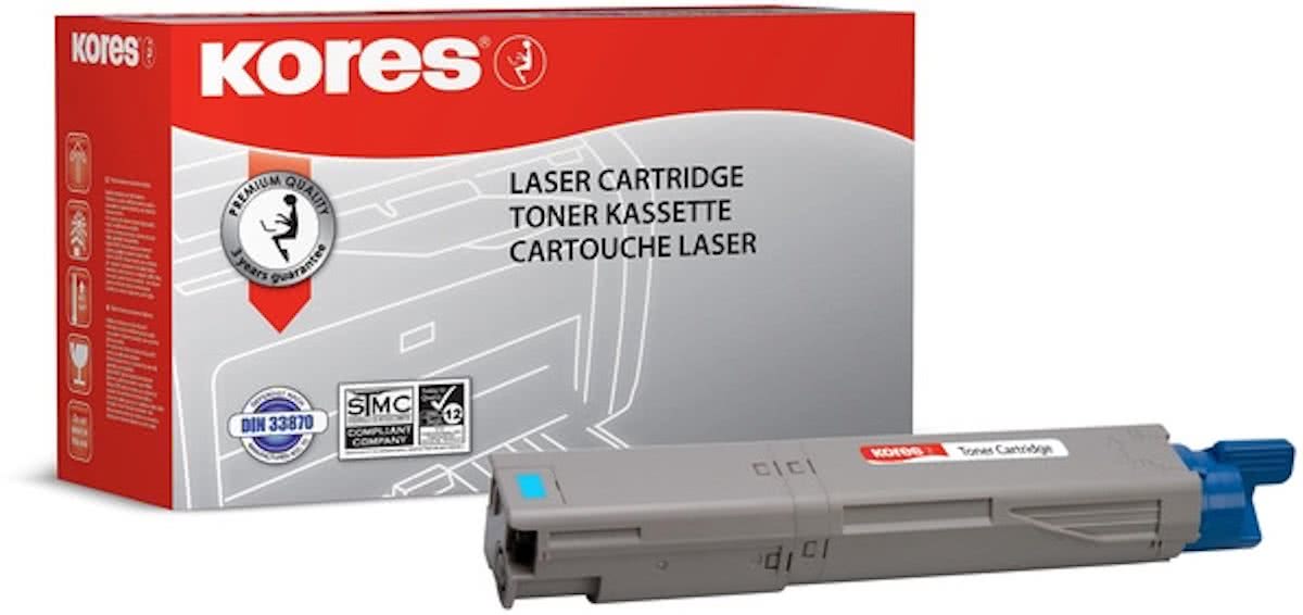 toner Kores Oki cyaan 2.500s (43459331)