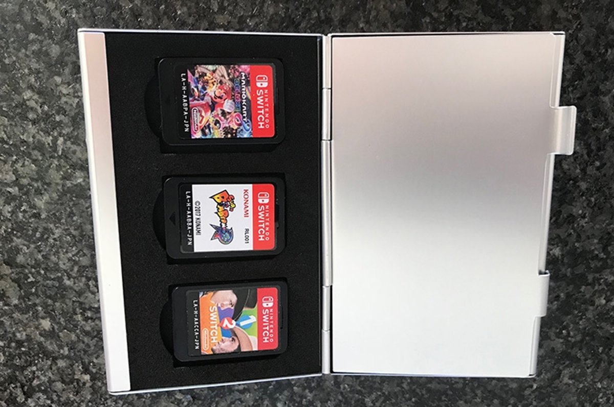 Protection Pack kaart houder voor 6 Nintendo Switch game